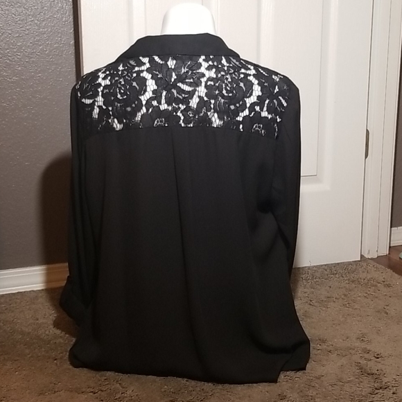 NWT Lace-detail Blouse - Picture 2 of 4
